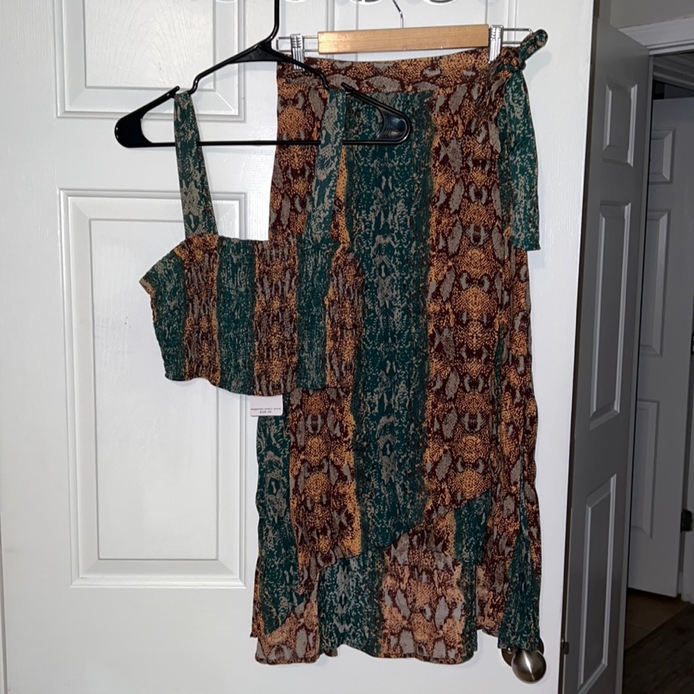 Free people tank and skirt set size small